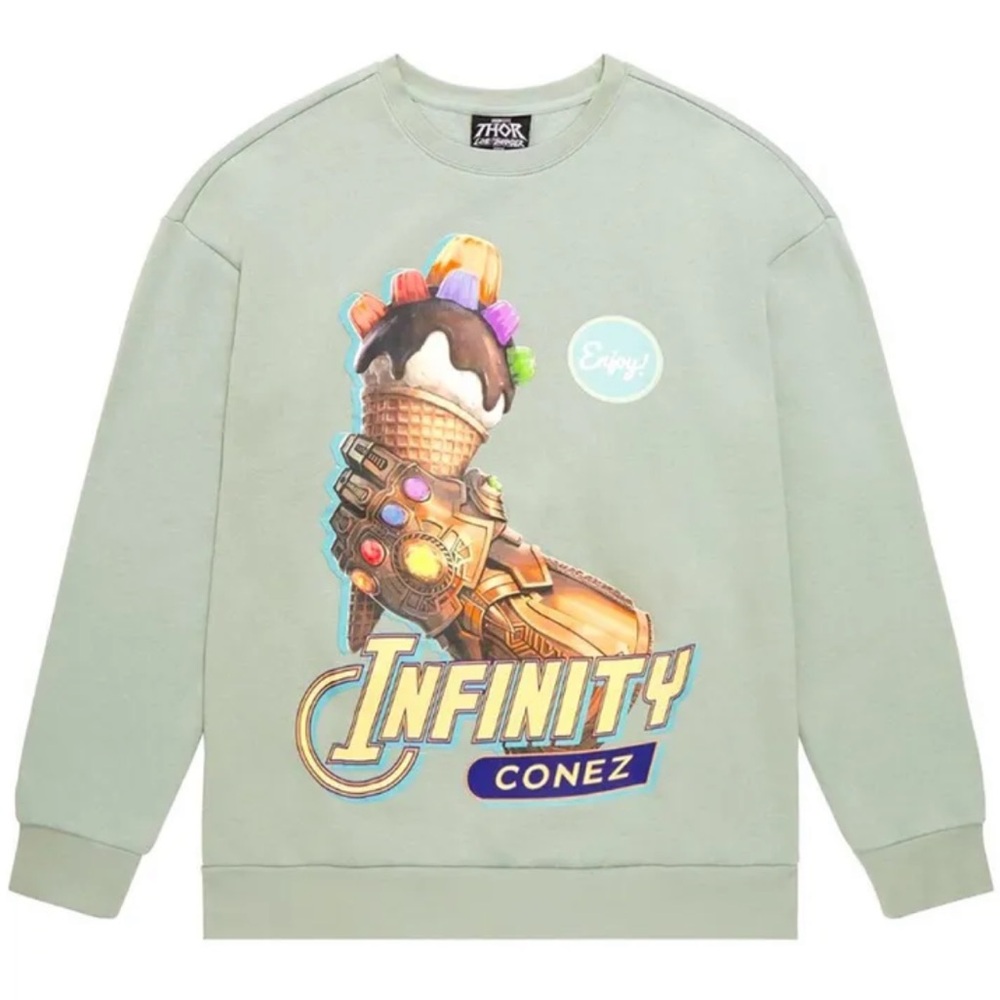 Marvel Thor Love & Thunder Infinity Conez Sweater Size XS Boxlunch Exclusive